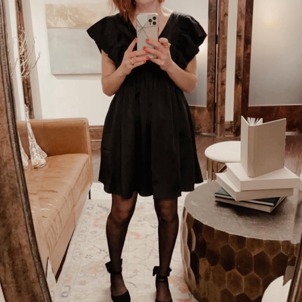 Silky Black Dress